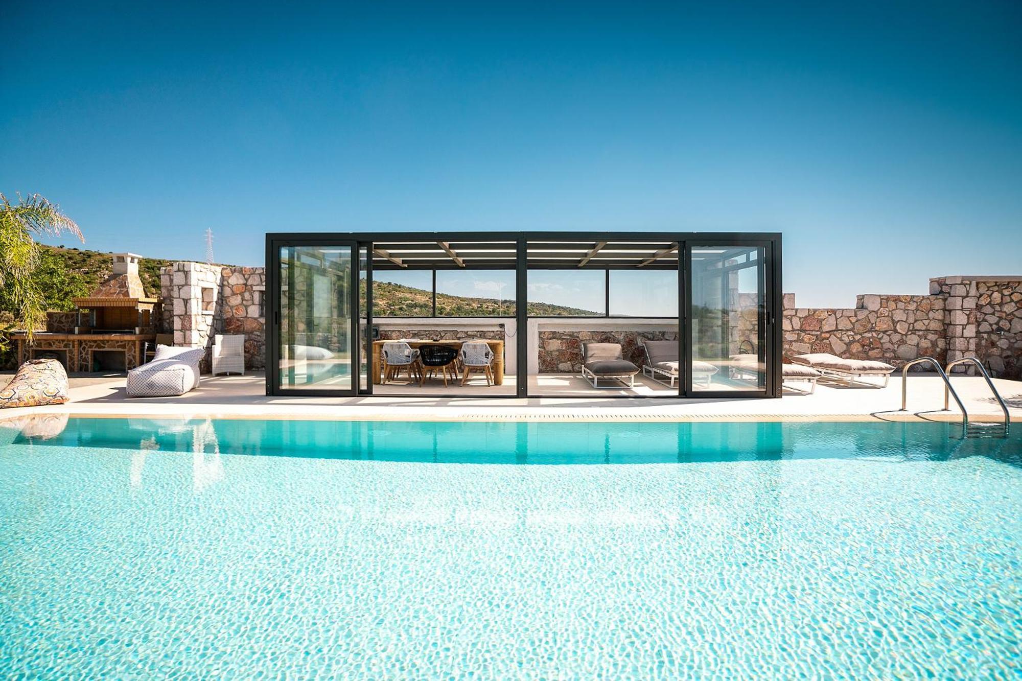 Sky Hills Villa Psinthos Exteriör bild